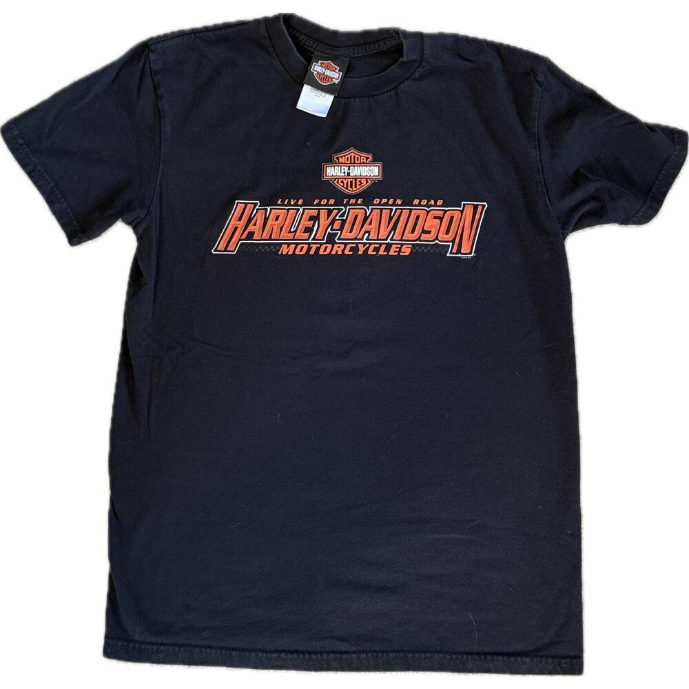 harley davidson vehicle city t-shirt - flint, michigan